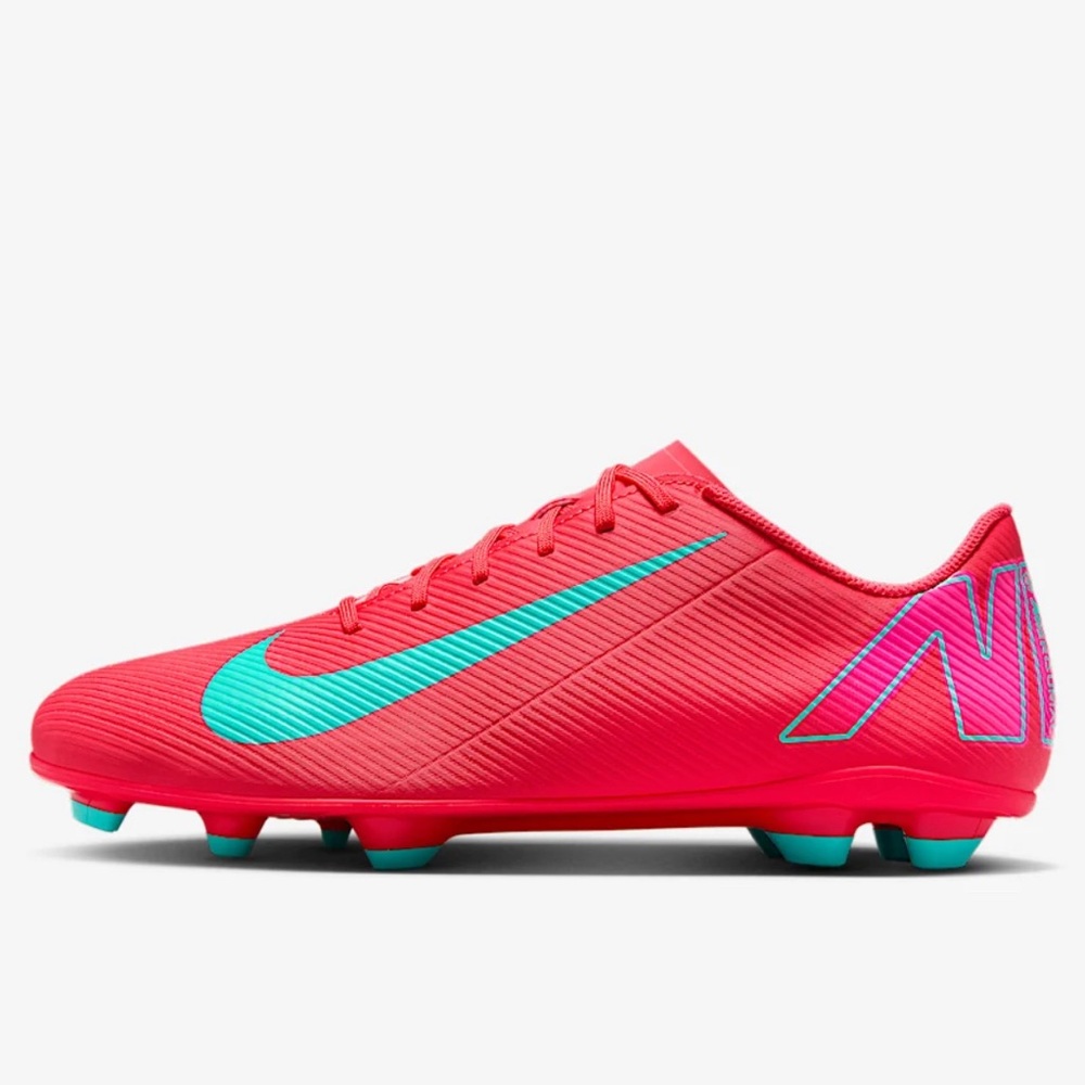 Nike Red and Teal Soccer Cleats